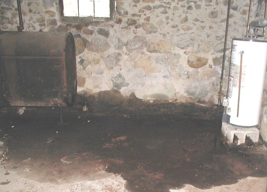 basement leaking new
